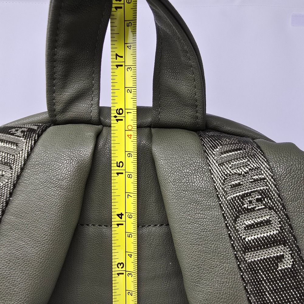 Jordan Regal Air Backpack 16" Olive Green Faux Leather Jumpman Logo Unisex Bag - Picture 8 of 16